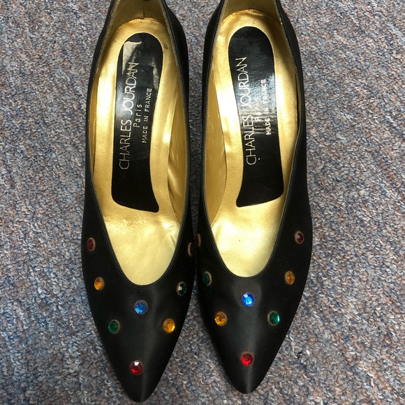 Charles Jourdan Black Heels - Picture 2 of 4